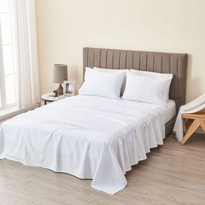 Striped Ultra-Soft Microfiber Sheet Set - Great Bay Home