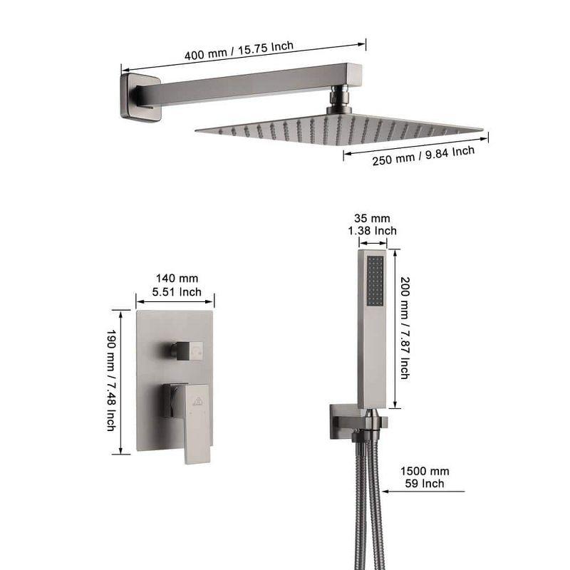 Pressure-Balanced (Temperature And Volume) All-In-One Kit with Rough in-Valve