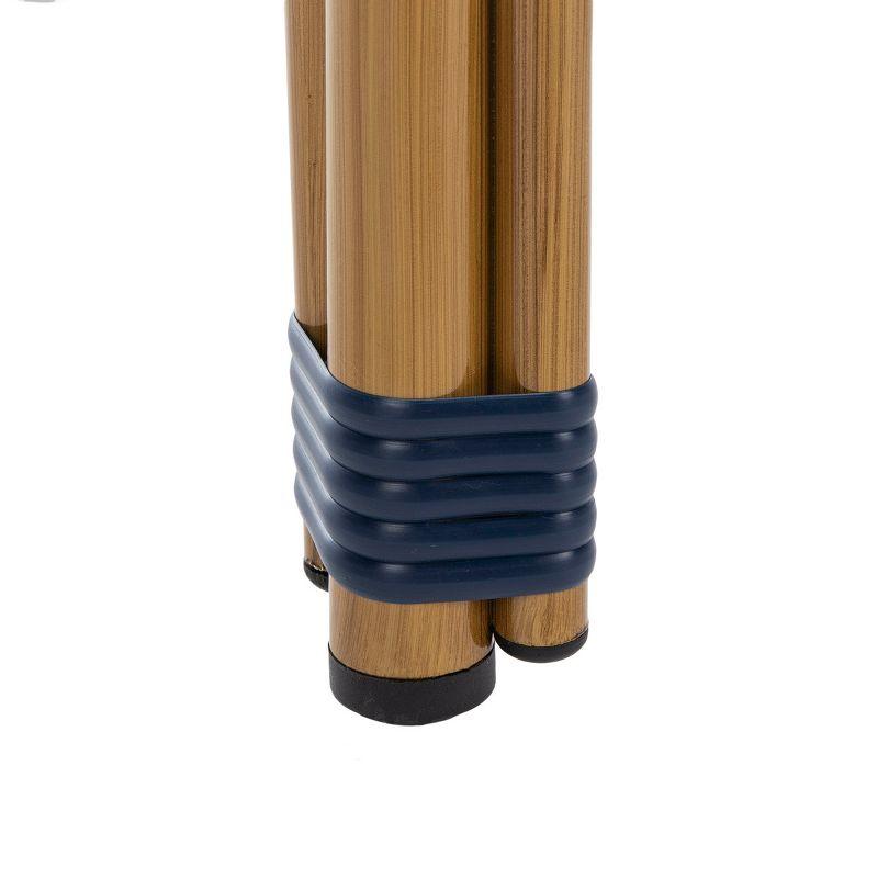 Kipnuk Barstool - Indoor/Outdoor - FOX5211 - Navy/White - Safavieh