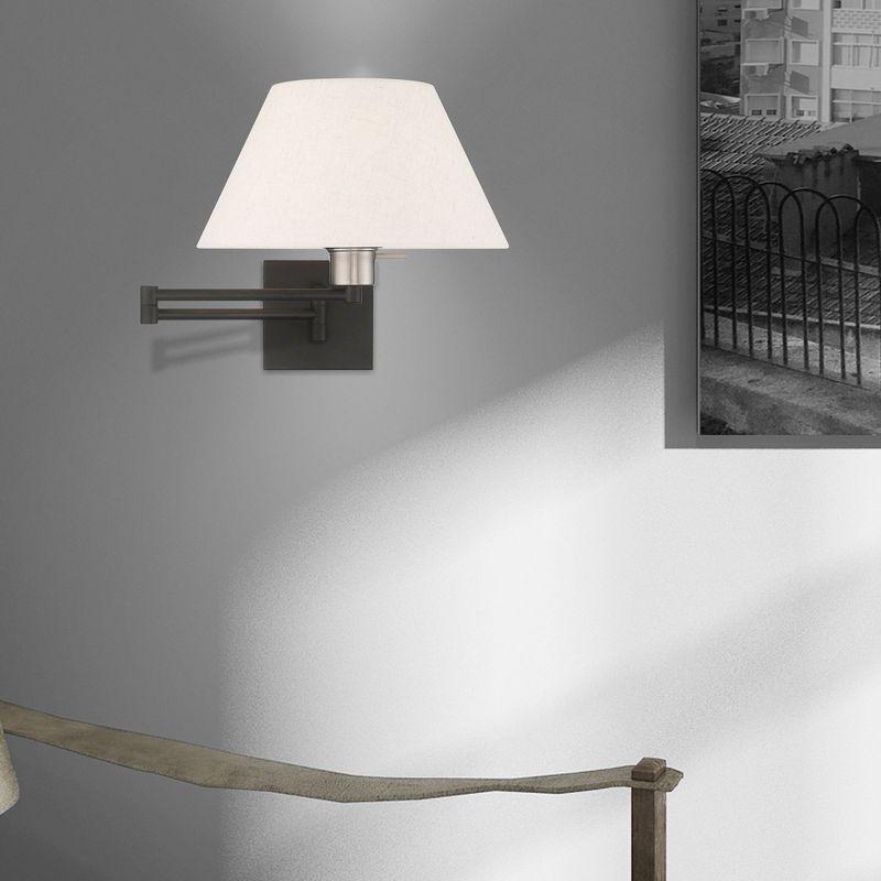 Livex Lighting 1 - Light Wall Light in  Black