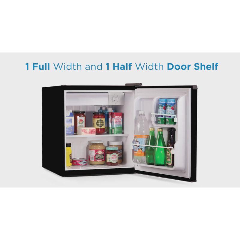 BLACK+DECKER BCRK Series 1.7 cu. ft. Freestanding Mini Fridge with Freezer