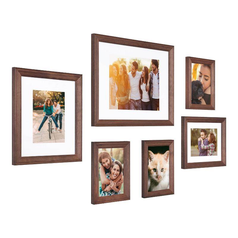 6pc Bordeaux Frame Box Set - Kate & Laurel All Things Decor