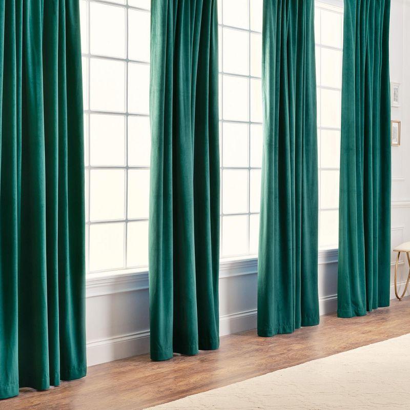 Frifoho Polyester Room Darkening Curtain Pair (Set of 2)