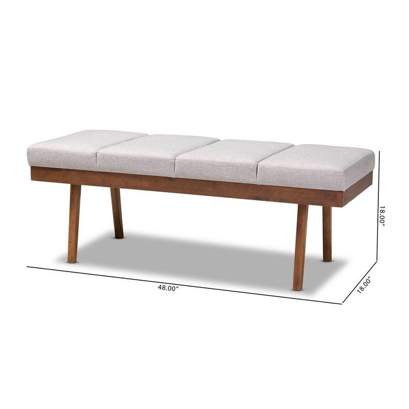 Larisa Wood Bench - Baxton Studio