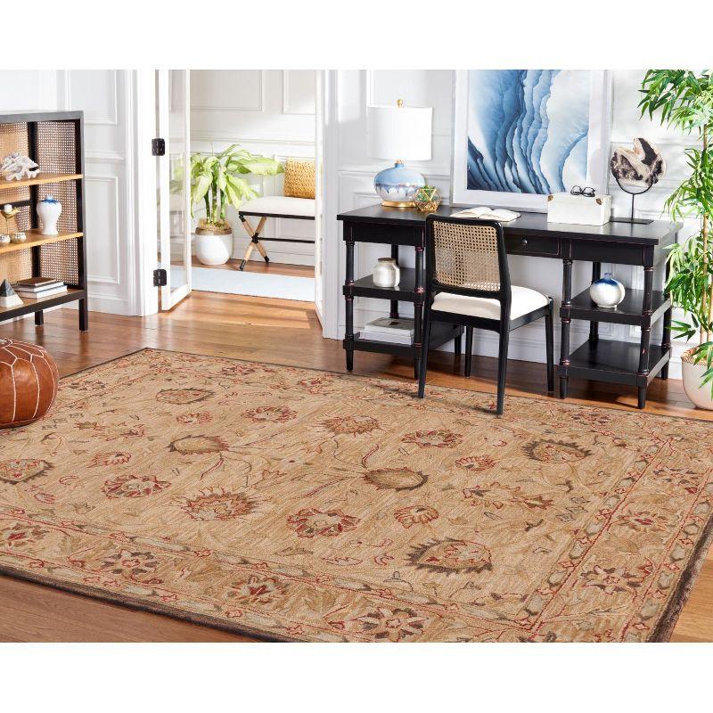 Anatolia AN512 Hand Tufted Indoor Area Rug - Beige/Beige - 11'x15' - Safavieh