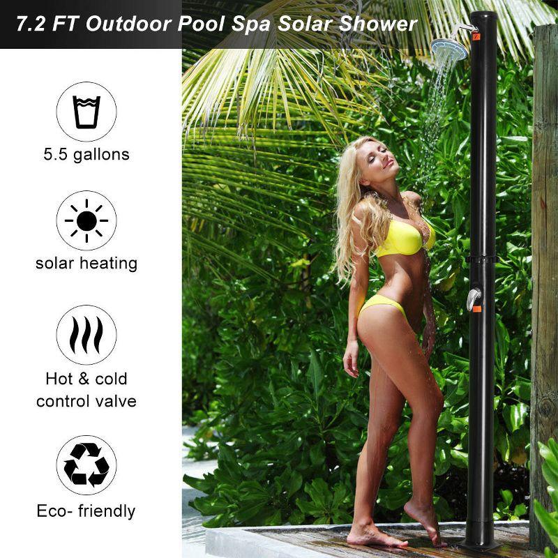 Costway Poolside Free Standing Outdoor Shower