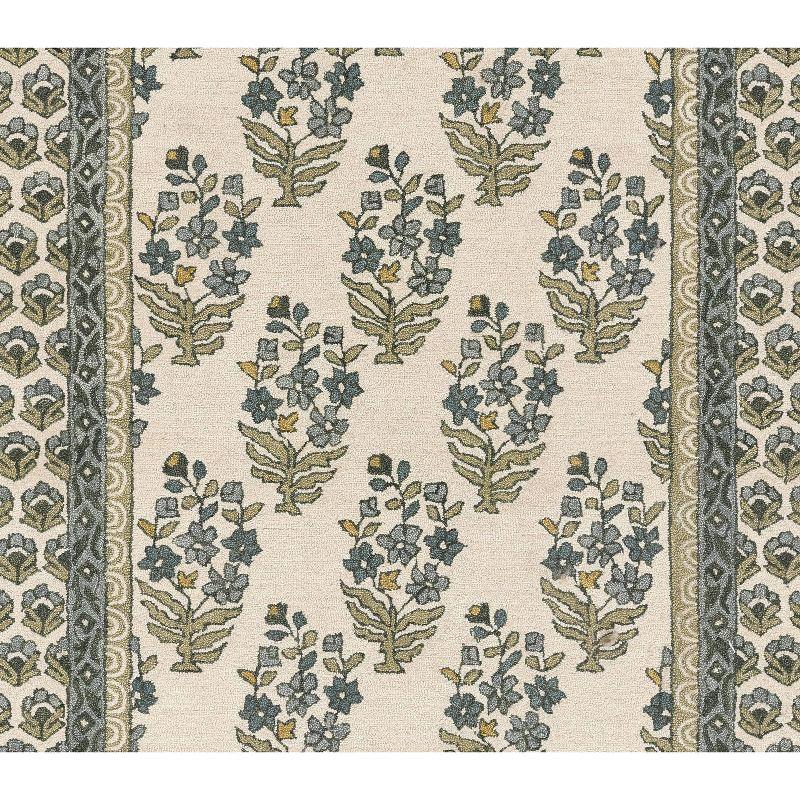 Momeni Cotswold Bourton Floral Handtufted Rug Green