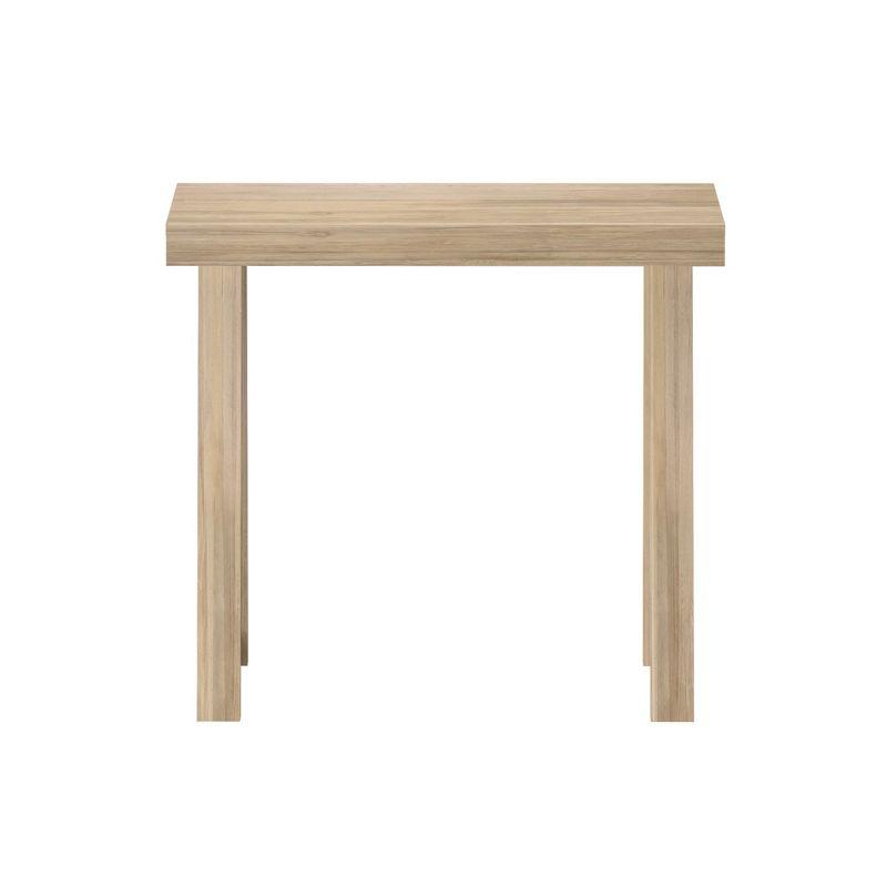 Plank+Beam 36” Solid Wood Console Table, Classic Farmhouse Style Sofa Table, Narrow Entryway Table for Hallway, Blonde