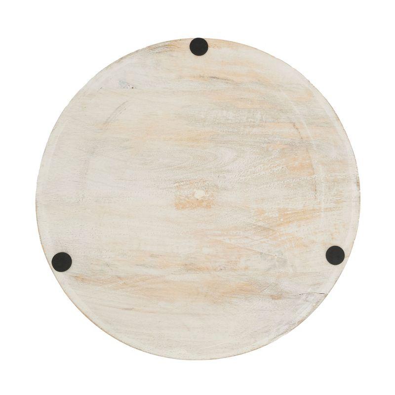 Saro Lifestyle Wooden Charger, 13" Ø Round, Natural (Set of 4)