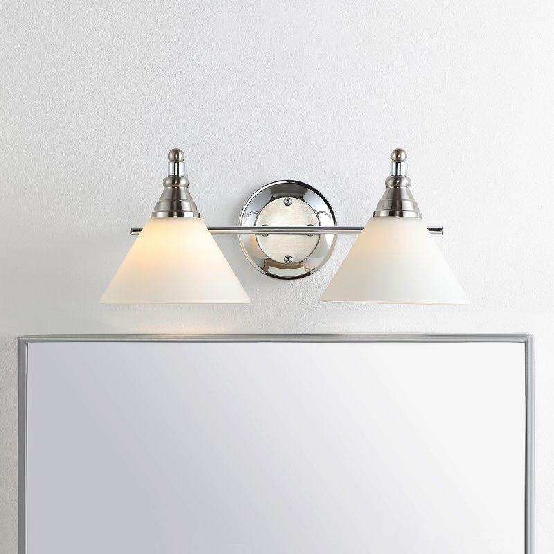 Radnor Wall Sconce - Nickel/Clear - Safavieh