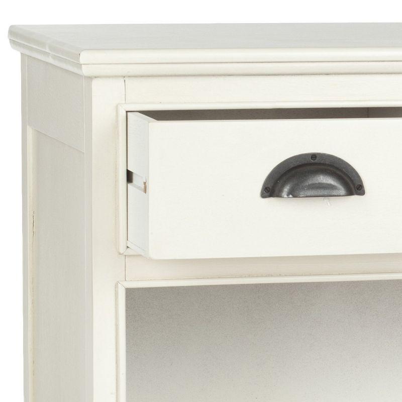 Prudence Book Shelf - AMH5727 - Vintage White - Safavieh Couture