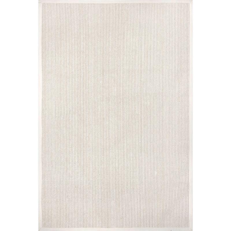 Arvin Olano x Rugs USA Patricia Jute and Wool Ivory Area Rug