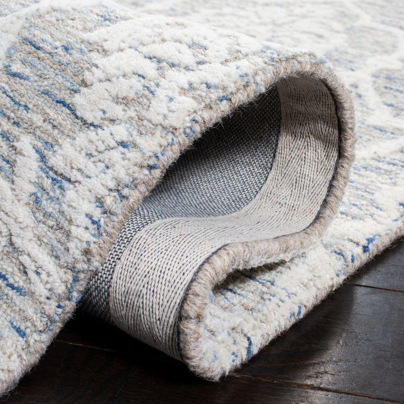 Metro MET996 Hand Tufted Indoor Area Rug - Light Blue/Ivory - 4'x6' - Safavieh