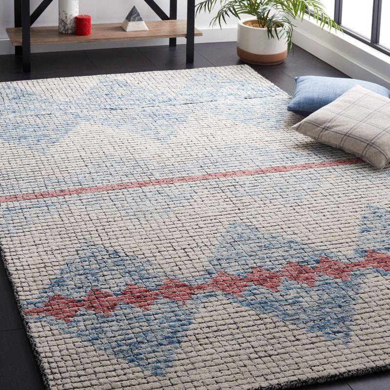 Foundry Select Abstract Hand Tufted Geometric Indoor/Outdoor Rug