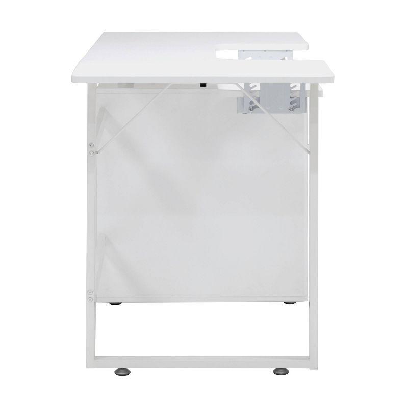 56.75'' x 23.75'' Sewing Table with Sewing Machine Platform