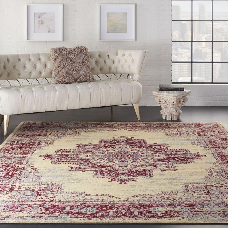 Nourison Grafix Center Medallion Area Rug