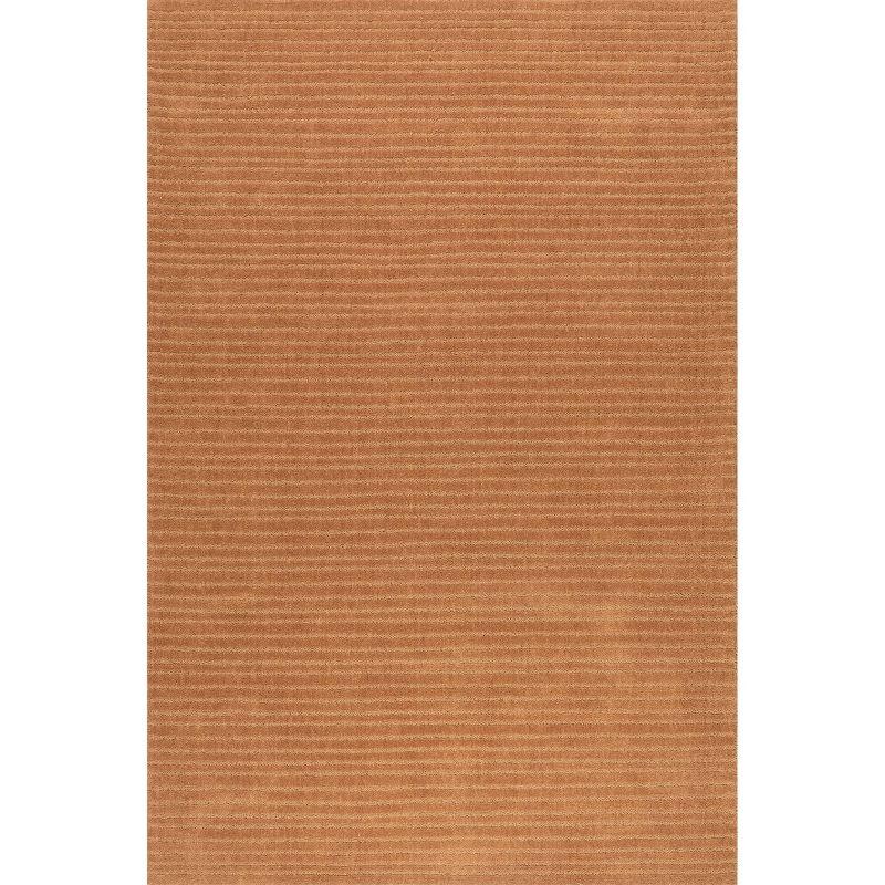 Ebern Designs Southwest Striped Wool Area Rug