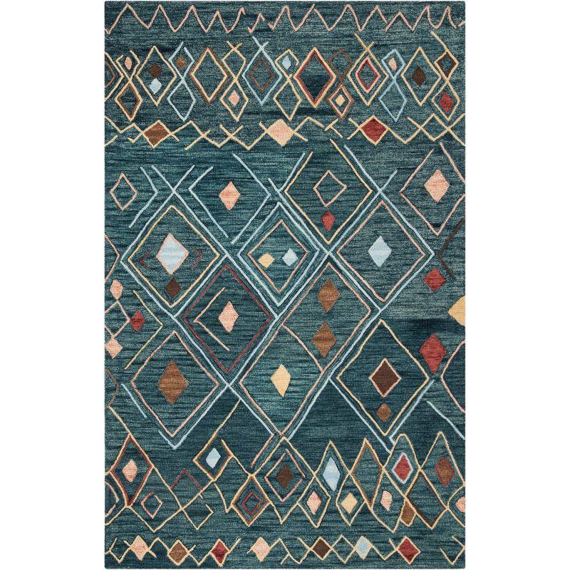 Suzani SZN314 Hand Hooked Area Rug  - Safavieh