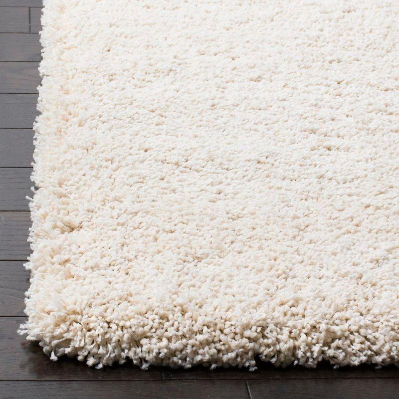 Milan Shag SG180 Power Loomed Indoor Accent Rug - Ivory - 2'x4' - Safavieh