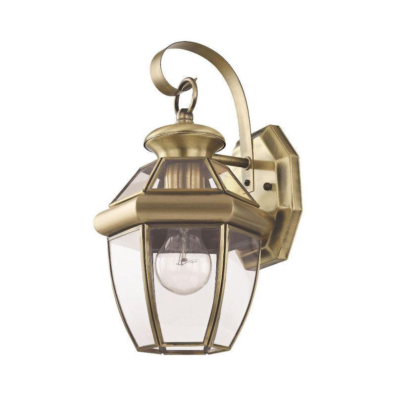 Livex Lighting Monterey 1 - Light Wall Light in  Antique Brass