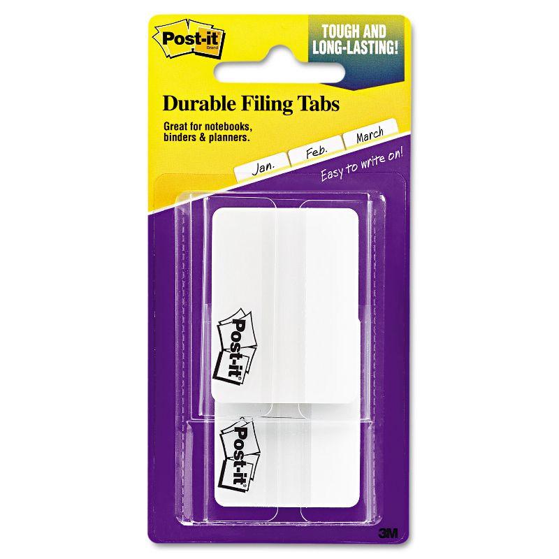 White Self-Adhesive Repositionable File Tabs with Dispenser