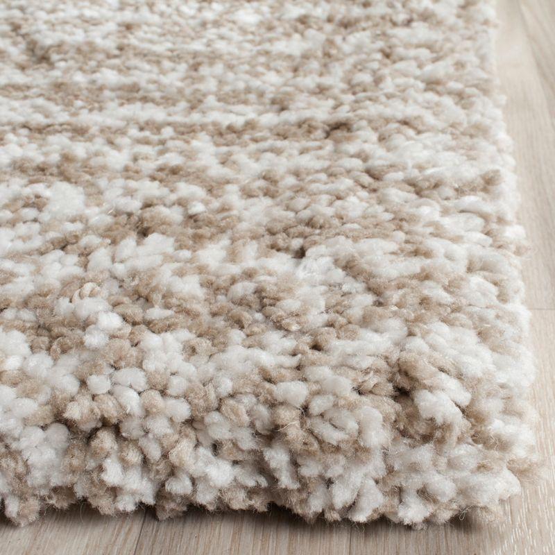 Ultimate Shag SGU211 Hand Tufted Area Rug - Sand/Ivory - 8'x10' - Safavieh.