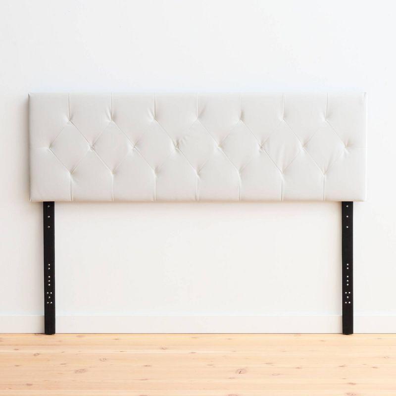Avery Adjustable Faux Leather Headboard - Brookside Home