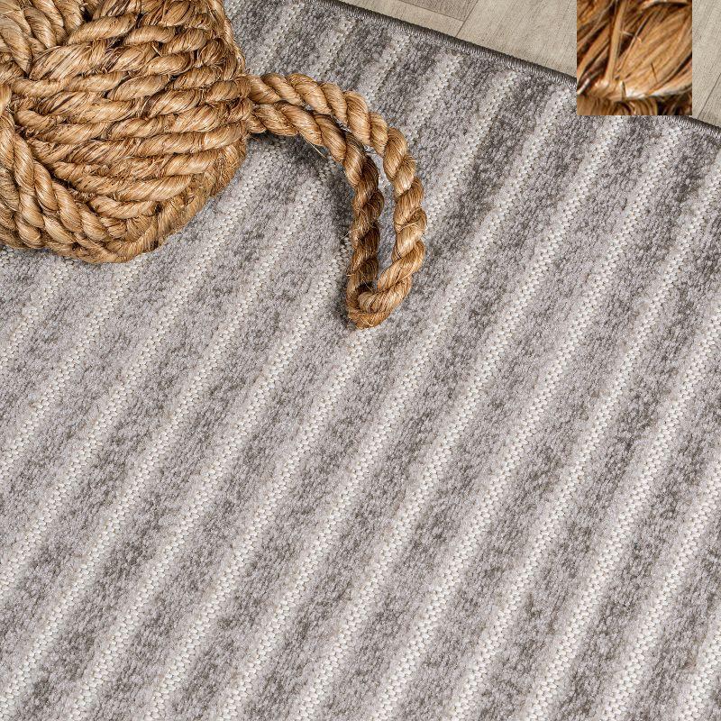 JONATHAN Y Aarhus Minimalist Scandi Striped Indoor Area Rug