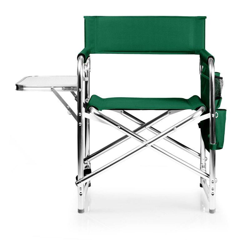 Picnic Time Outdoor Portable Sports Camp Chair with Table and Pockets