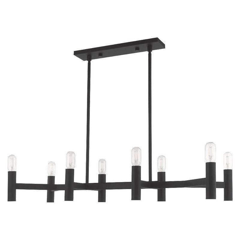 Livex Lighting Copenhagen 8 - Light Chandelier in  Black