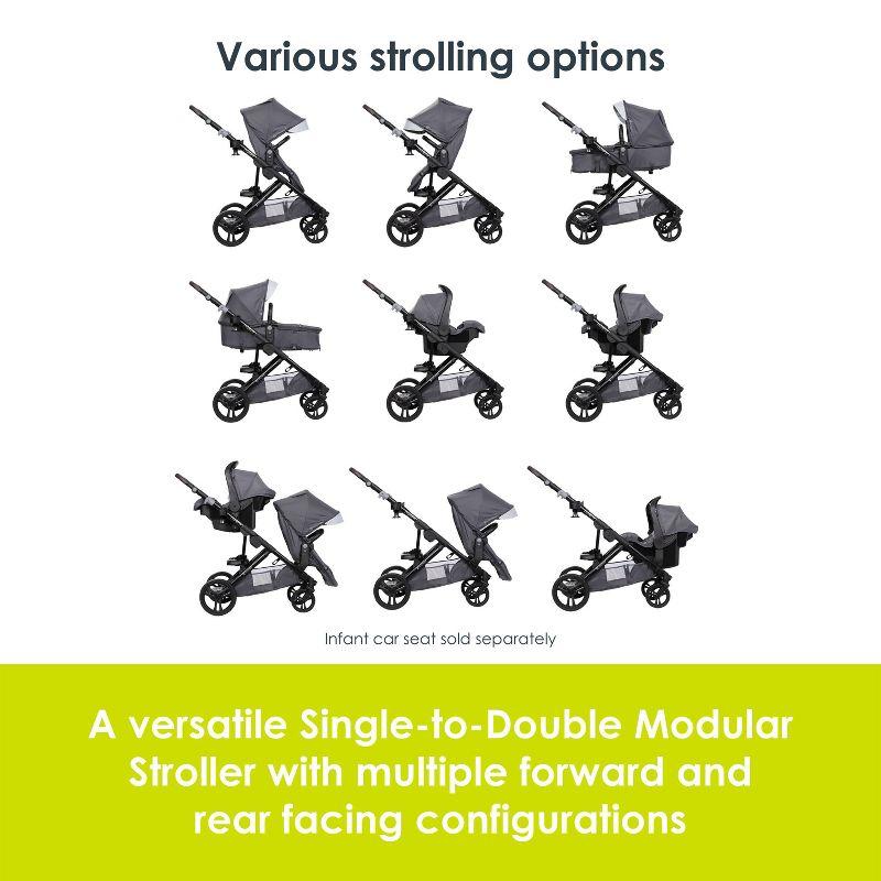 Baby Trend Morph Single to Double Modular Stroller - Dash Gray
