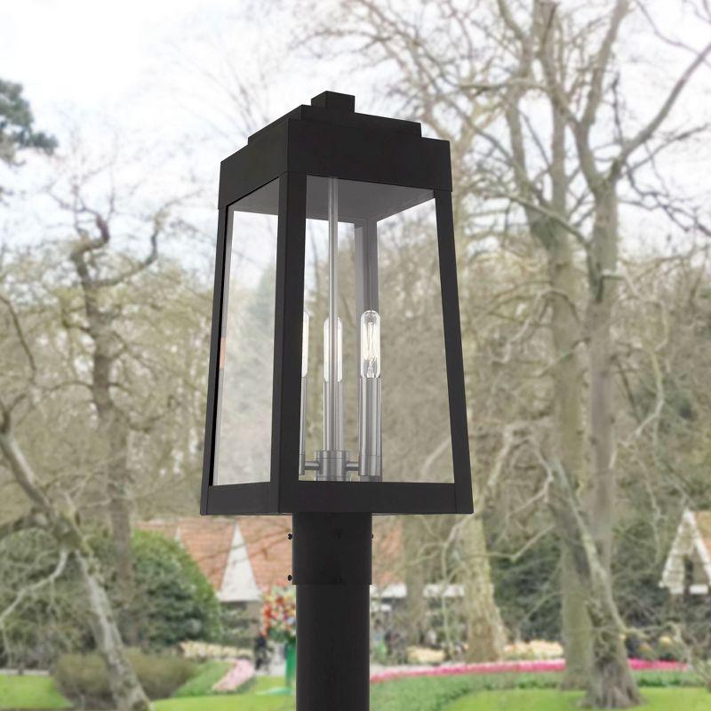 Livex Lighting Oslo 3 - Light Post Light in  Black