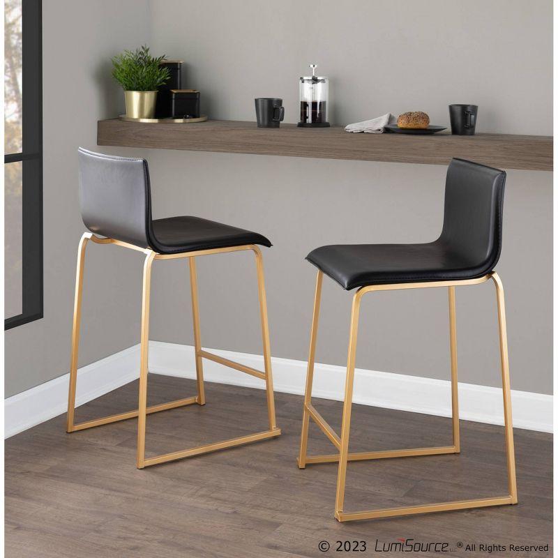 Set of 2 26" Mara Contemporary Counter Height Barstools - LumiSource