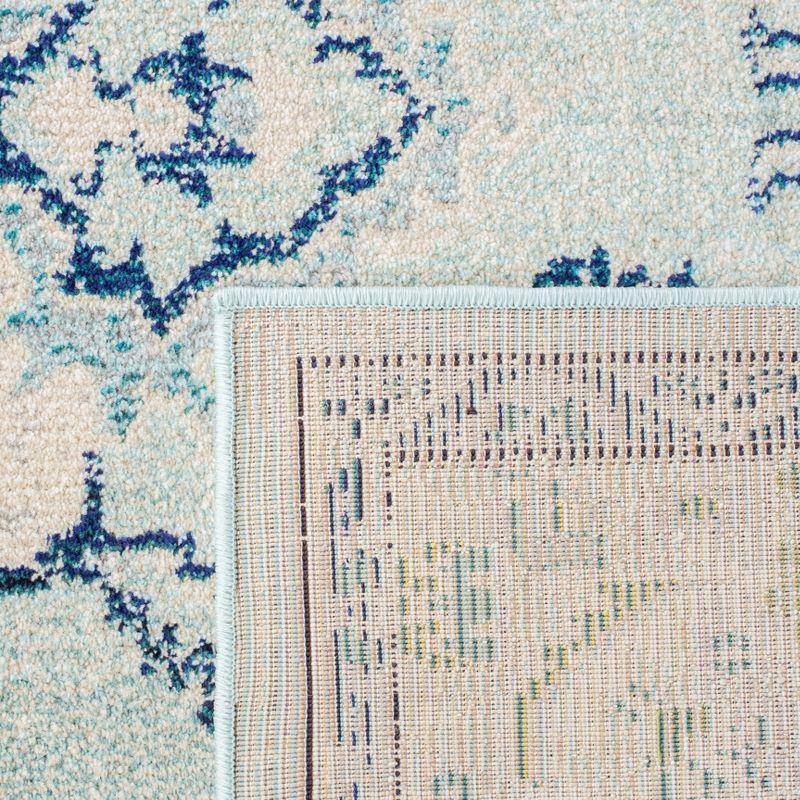 Monaco MNC243 Power Loomed Indoor Area Rug - Light Blue/Ivory - 8'x10' - Safavieh