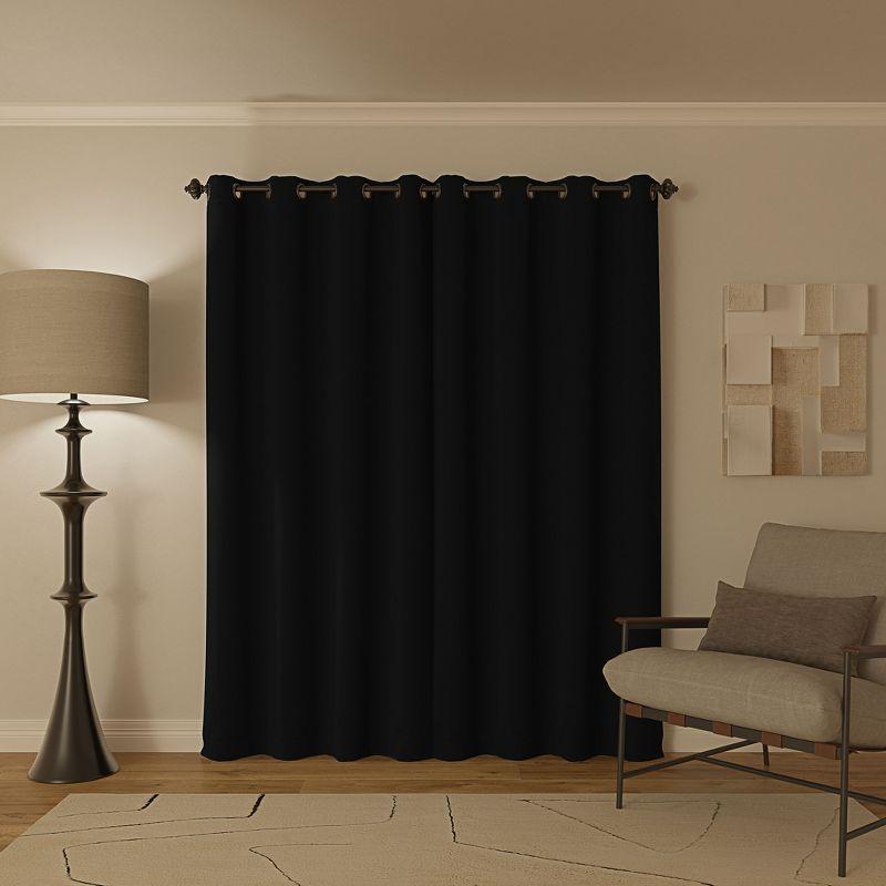 Sun Zero 100% Blackout Oslo Theater Grade Grommet Curtain Panel