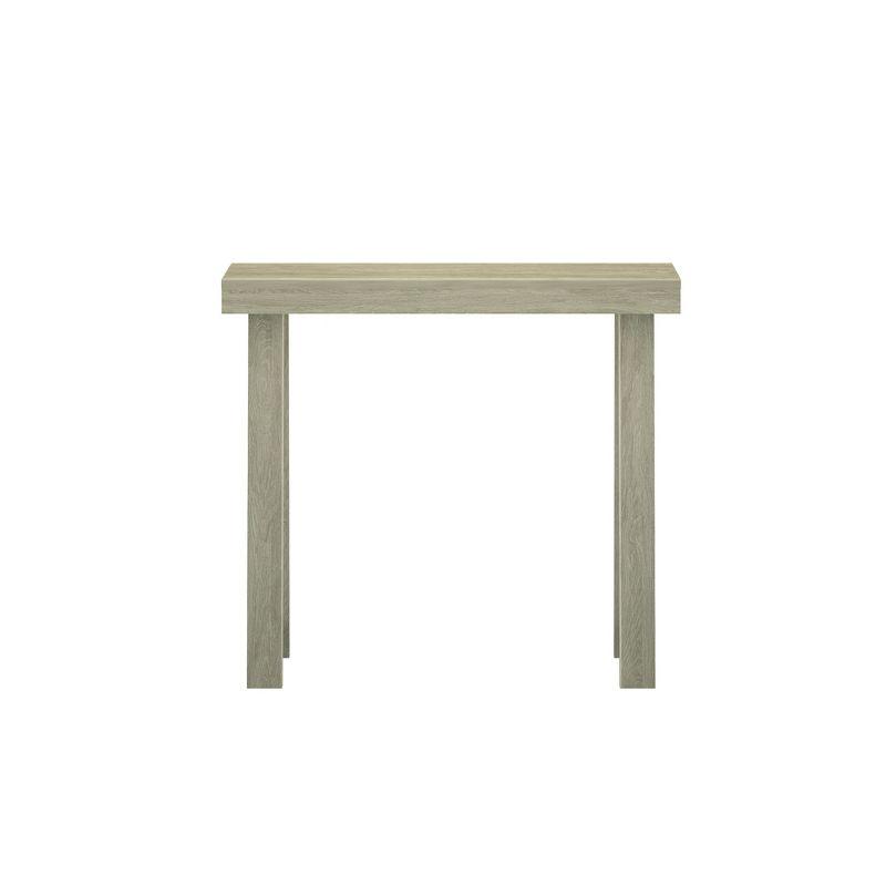 17 Stories Solid Pine Wood Console Table With Storage Shelf, 36-Inch Narrow Entryway Hallway Sofa Table