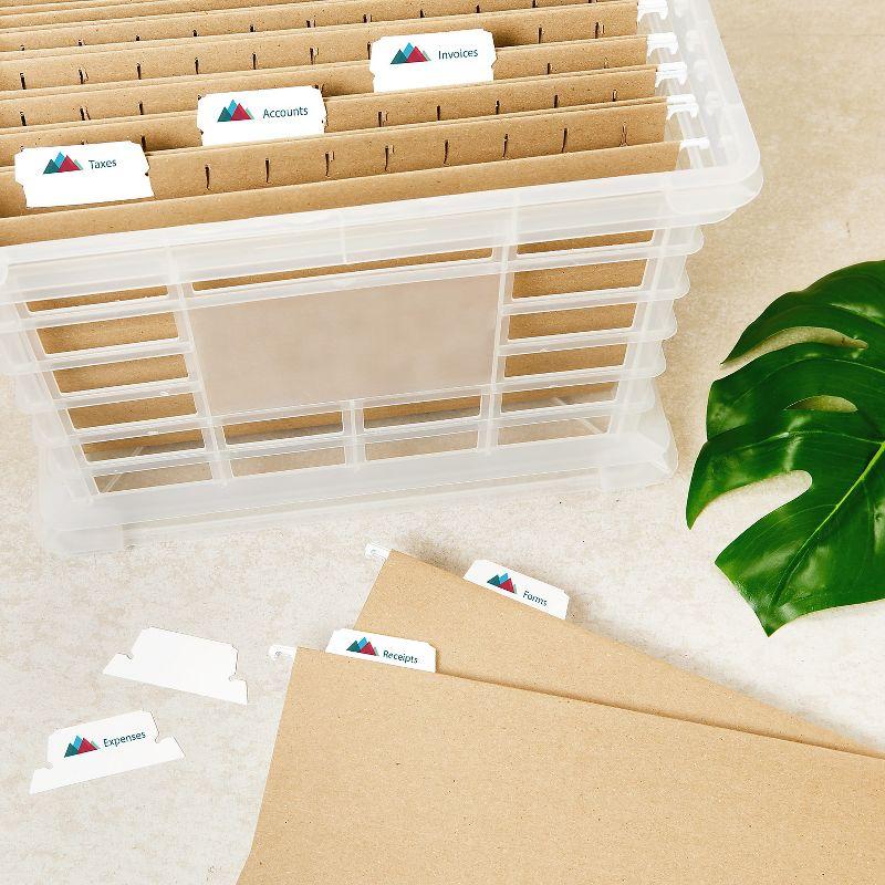 Avery Consumer Products Avery® Print/Write-On Hanging Tabs Paper Hanging Files Cabinet