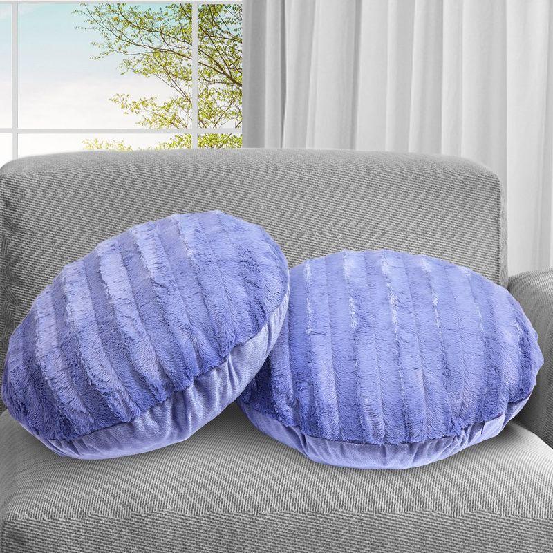 Faux Fur Throw Pillow (Set of 2)