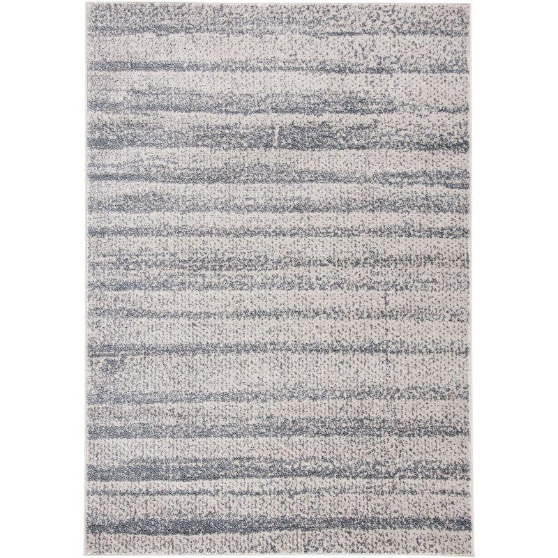 Carnegie Elegance Hand-Knotted Gray Area Rug - 5'1" x 7'6"