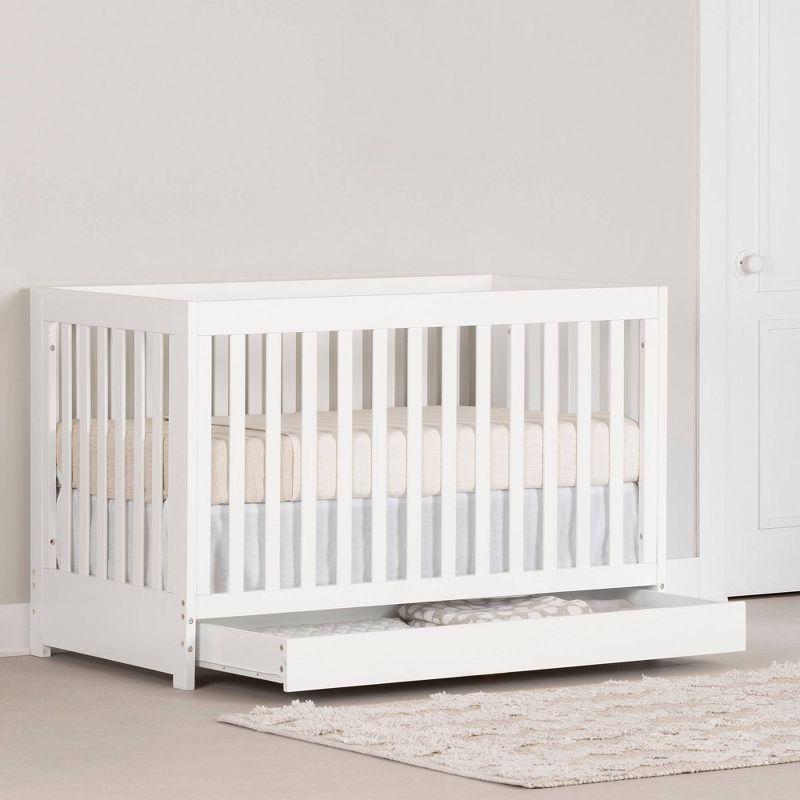 Yodi Crib with Drawer - White - South Shore