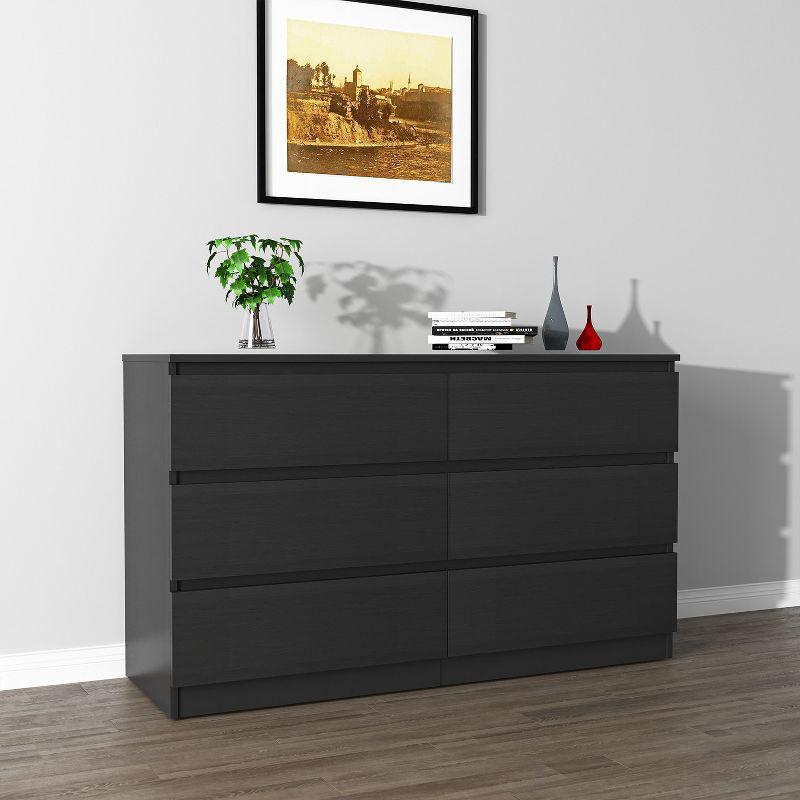 Hommoo 6 Drawer Double Dresser for Bedroom