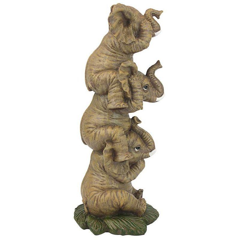 Design Toscano The Hear-No, See-No, Speak-No Evil Elephants: Medium, Set of Two