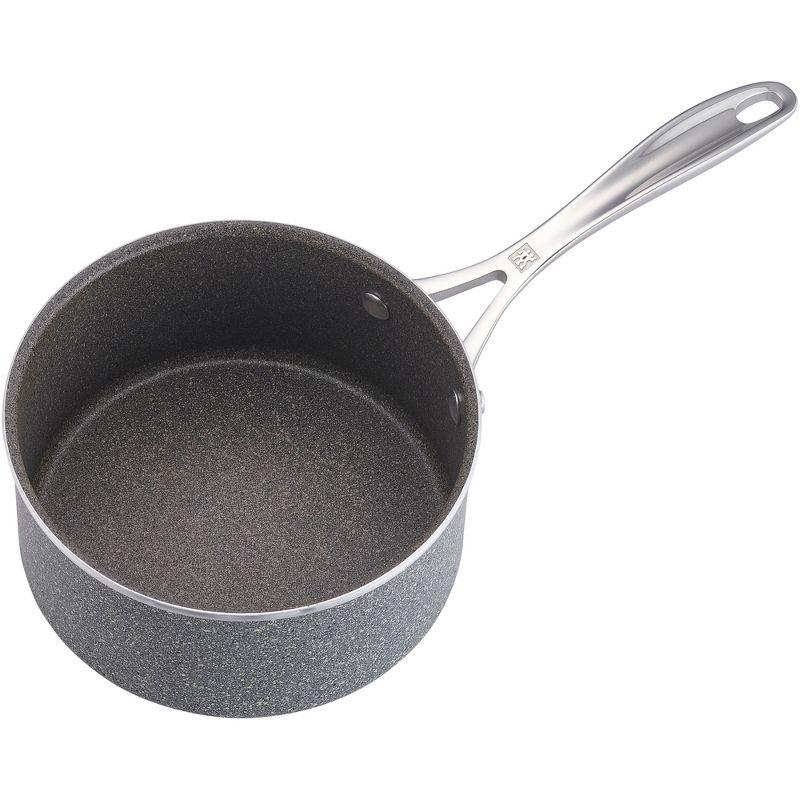 ZWILLING Vitale Aluminum Nonstick Speckled Saucepan with Lid