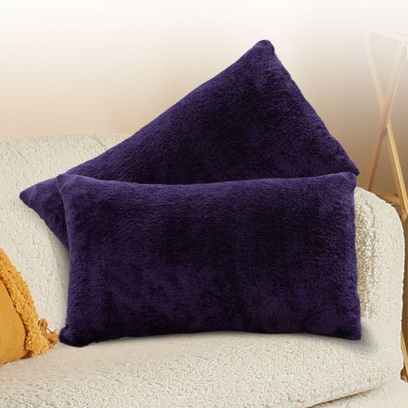 Cheer Collection Reversible Throw Pillow (Set of 2)