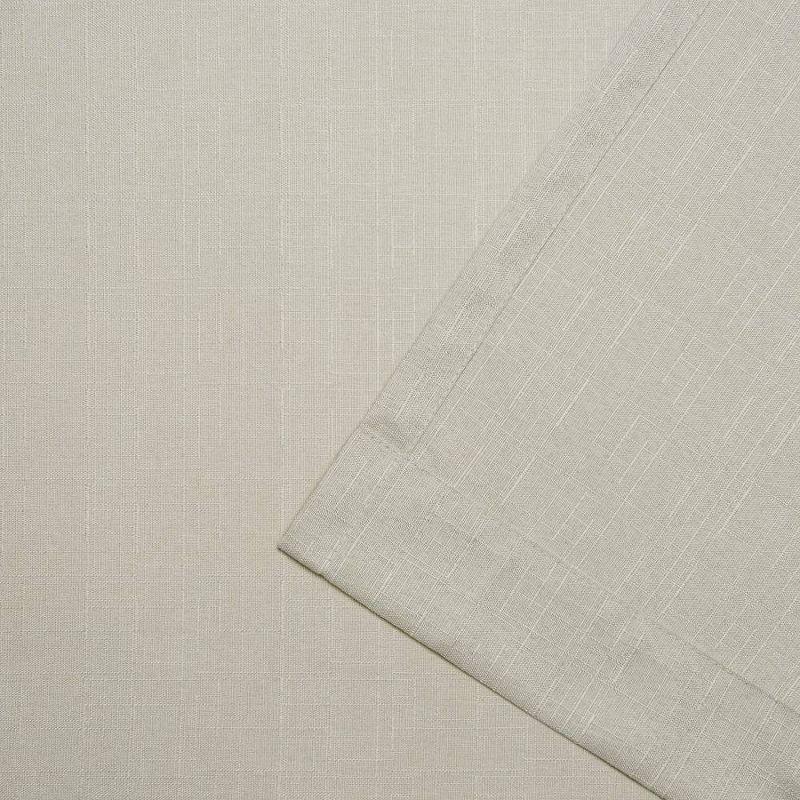 18"x54" Loha Light Filtering Window Valance Grommet Off-White - Exclusive Home