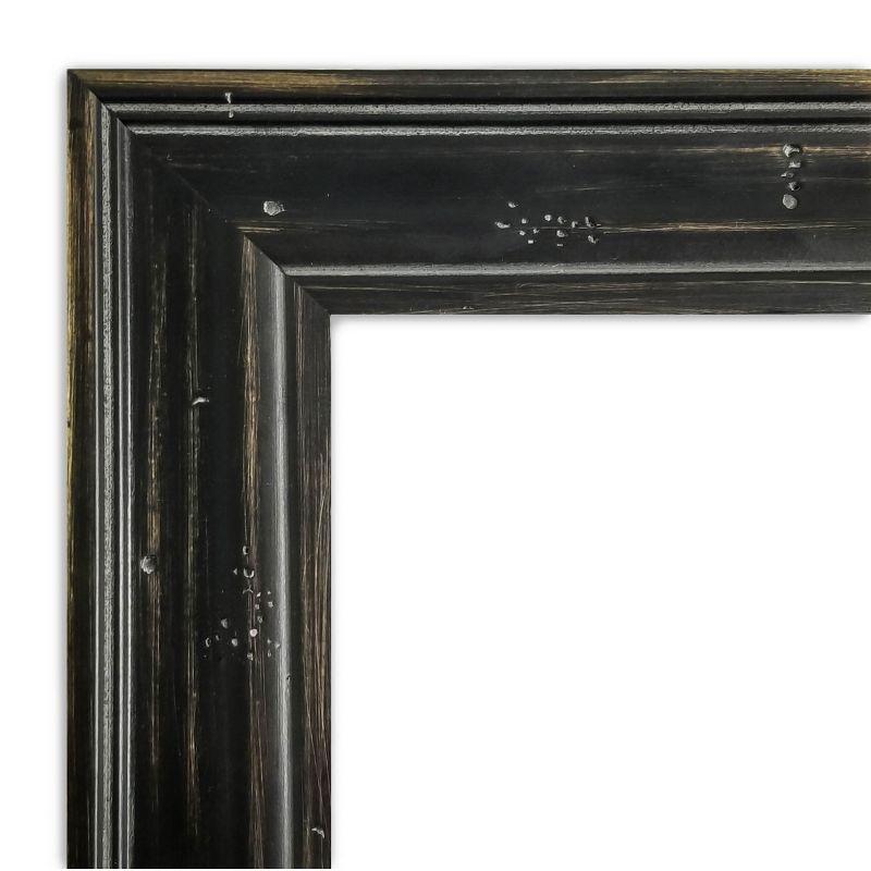 11x14 Distressed Black Wood Wall Picture Frame