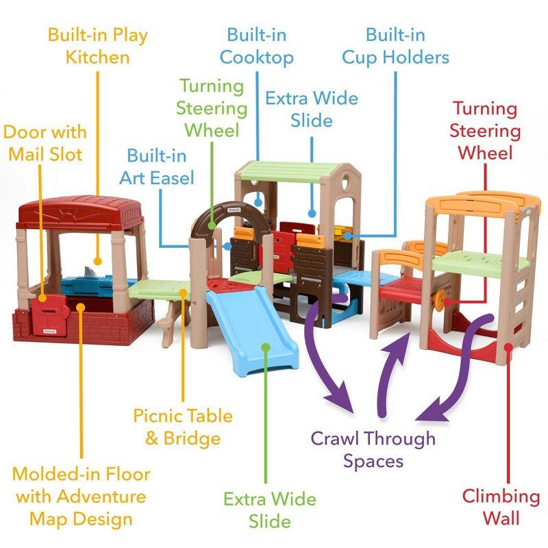 Simplay3 Young Explorers Indoor / Outdoor 4 Piece Modular Play System (4 Boxes) Dome Climber