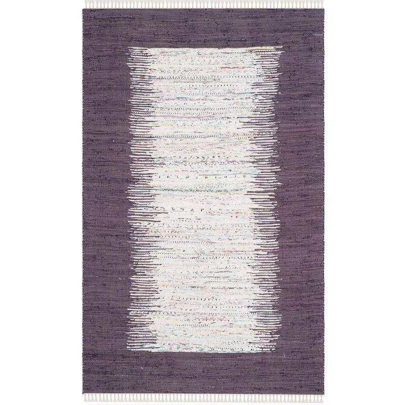 Montauk MTK711 Hand Woven Indoor Area Rug - Ivory/Purple - 6'x9' - Safavieh.