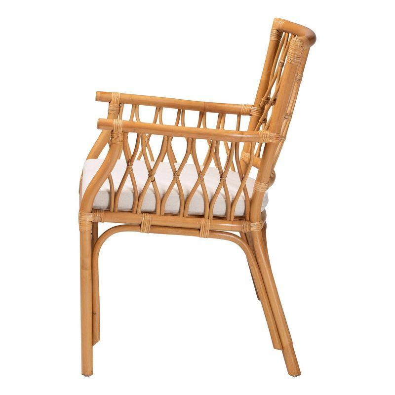 bali & pari Maisa Rattan Arm Chair Light Honey