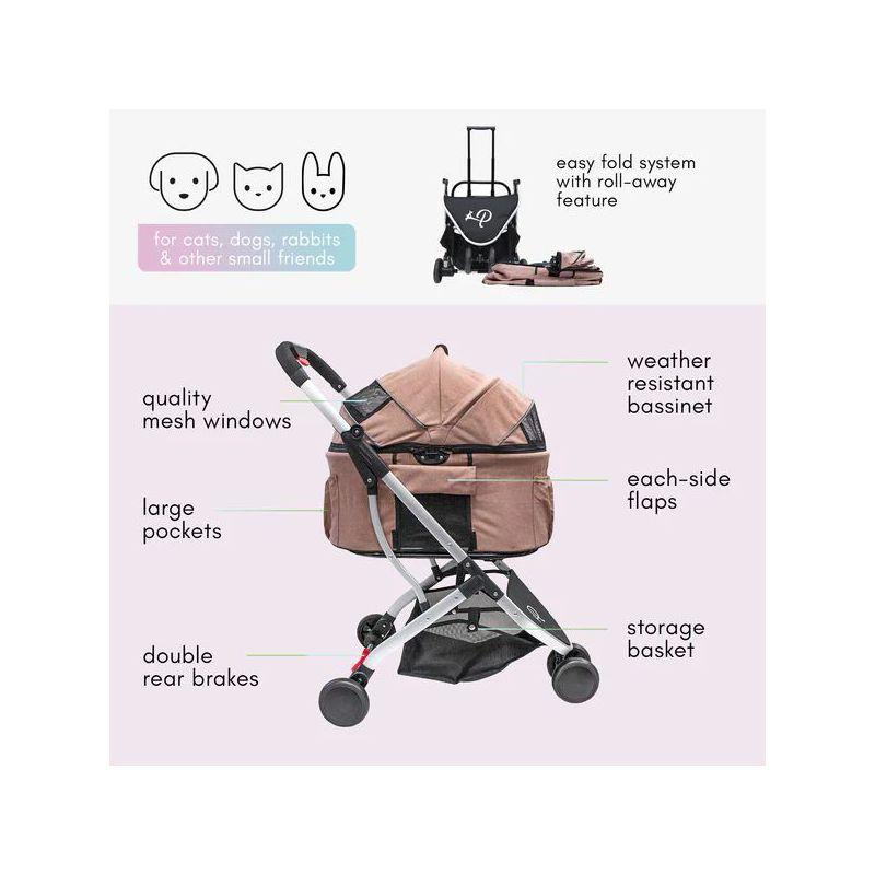 Petique Petique 3-in-1 Newport Pet Stroller (Travel Carrier + Car Seat + Stroller)